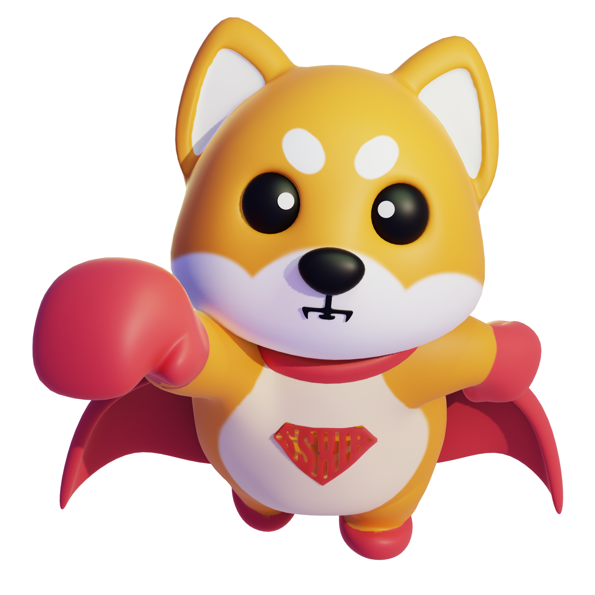Super Shiba Inu, the caped hero
